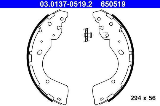 Set Brake Pads Ford Ranger Tke Ate 03013705192