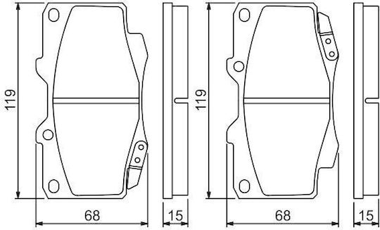 Bosch Disc Brake Pad Set