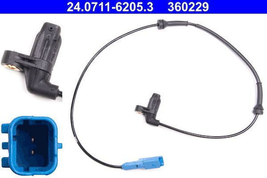 Abs Wheel Sensor Peugeot 206 Cc 2d Ate 24071162053