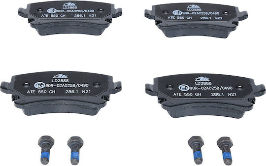Brake Pads Audi A4 8e2 B6 Ate 13047028882