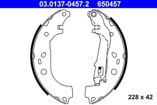 Set placute frana Fiat Doblo Cargo 223 Ate 03013704572