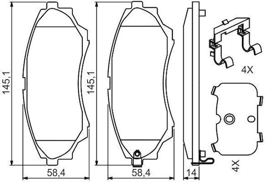 Bosch Disc Brake Pad Set