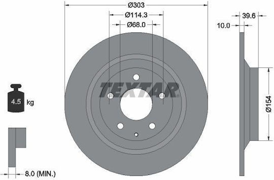 Textar Brake Disc