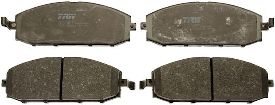 Set Plăcuțe de Frână Față Trw Auto Nissan Patrol Gr V 2.8d-4.8 06.97 Înălțime 61.3mm Lățime 165.9mm Grosime 19.0mm