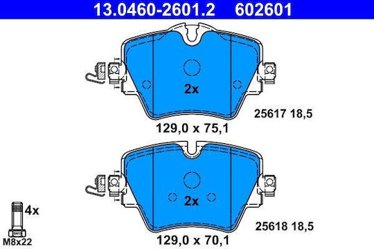 Ate Locking Blocks Bmw P 2 5 X1 X2 X3 1.5-2.0 14