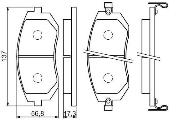 Bosch Disc Brake Pad Set