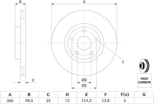 Bosch Brake Disc