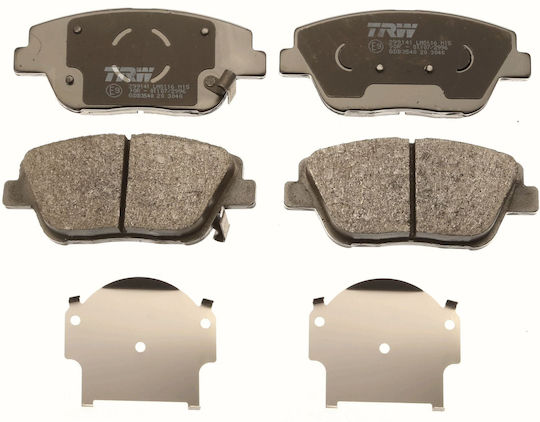 Set Plăcuțe de Frână Pentru Kia Optima 1.7d 2.0 2.4 06.10 Trw Automotive Înălțime 59.0mm Lățime 132.6mm Grosime 17.4mm