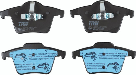 Trw Automotive Rear Disc Brake Pad Set Volvo Xc90 I 2.4d-4.4 10.02-12.14 61.8mm Height 123.2mm Width 18.8mm Thickness
