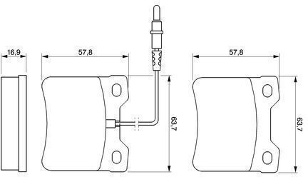 Bosch Disc Brake Pad Set