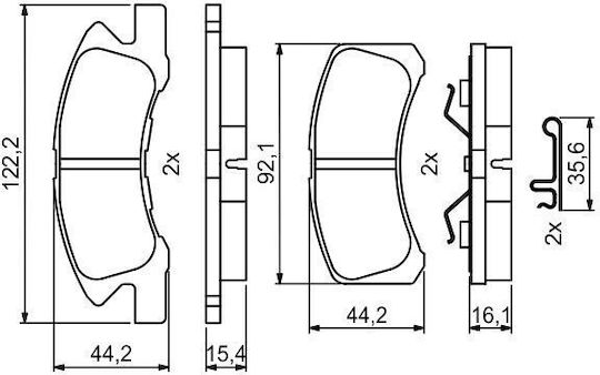 Bosch Disc Brake Pad Set