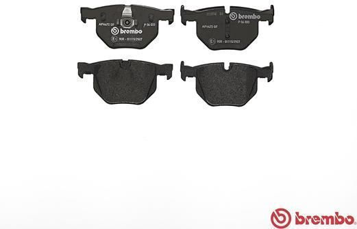 Brembo Σετ Τακάκια για BMW E60