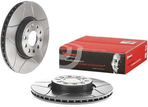 Brembo Σετ Δισκόπλακες Εμπρός για Audi A1 / A3 / Q2 / Q3 Seat Alhambra / Altea / Ateca / Leon