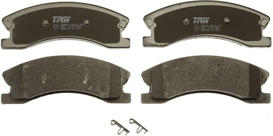 Front Bremsbelag Set Ergänzungen Trw Automotive Jeep Großer Cherokee Ii 2.7d-4.7 10.98-09.05 Höhe 60,5mm Breite 157,7mm Dicke 19,3mm