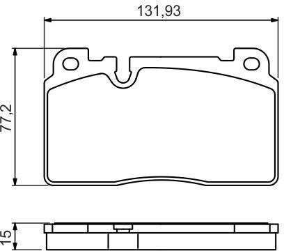 Bosch Disc Brake Pad Set