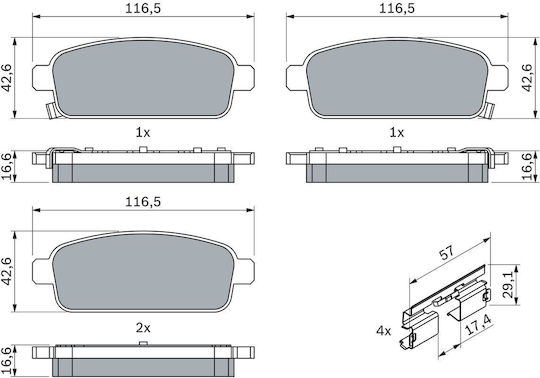 Bosch Disc Brake Pad Set