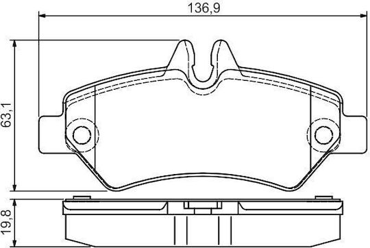Bosch Disc Brake Pad Set