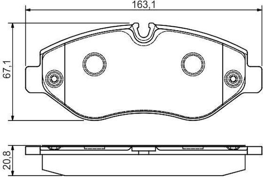 Bosch Disc Brake Pad Set