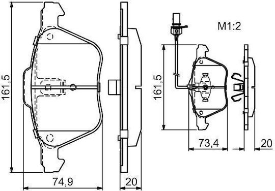 Bosch Disc Brake Pad Set