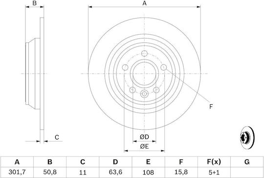 Bosch Brake Disc