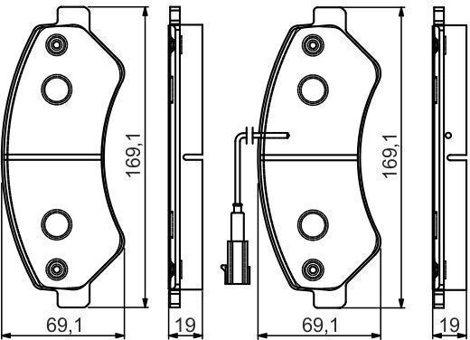 Bosch Disc Brake Pad Set