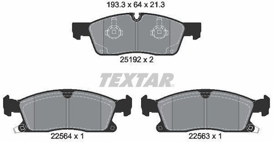 Textar Комплект Спирачни Накладки