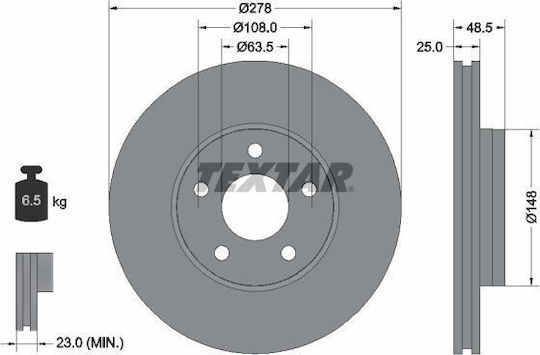 Textar Brake Disc