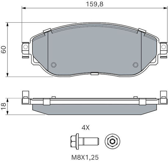 Bosch Disc Brake Pad Set