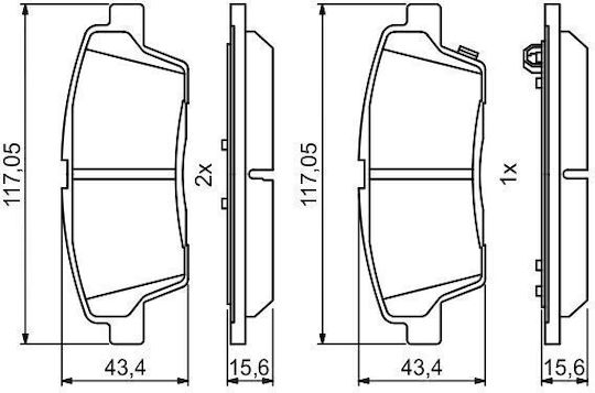 Bosch Disc Brake Pad Set