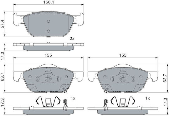 Bosch Disc Brake Pad Set