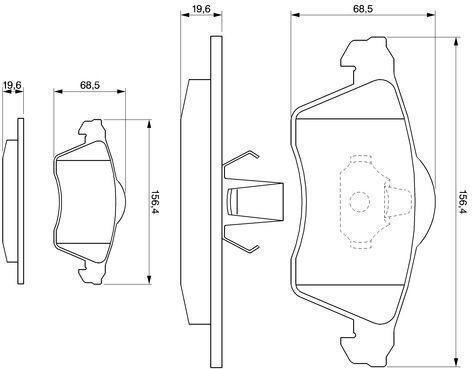 Bosch Disc Brake Pad Set