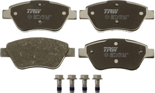 Front Brake Pad Set Trw Automotive for Fiat Siena 1.3/1.6 11.00-12.12 Caliper Bolt Accessories 53.3mm 123.0mm 17.8mm