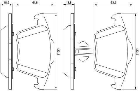 Bosch Disc Brake Pad Set