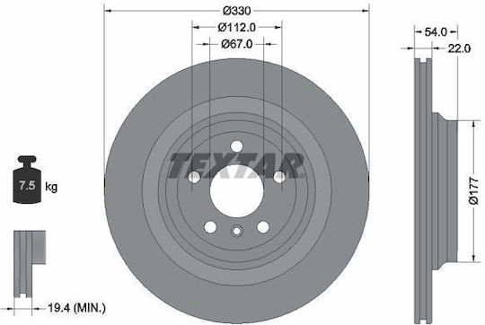 Textar Brake Disc