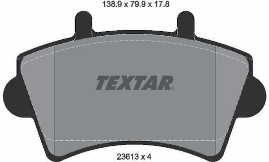 Textar 2361301 Brake Pad Set Disc Brake