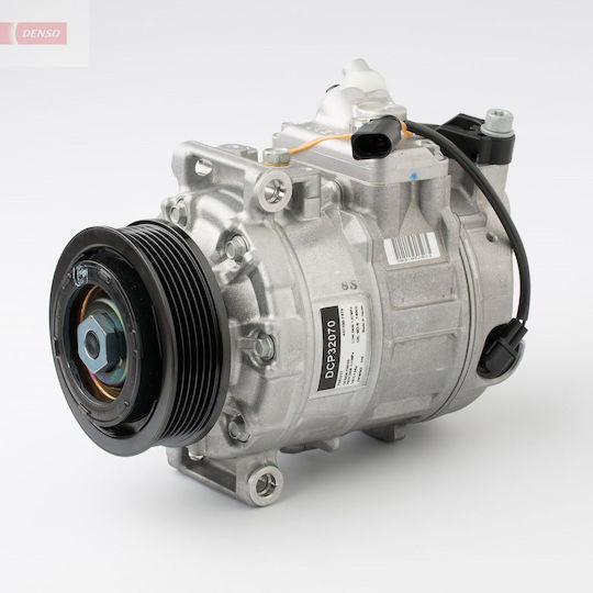 Denso Air Conditioning Compressor for Volkswagen Amarok Multivan T5 Transporter T5 2.0/2.0d 11.03-05.22 R134a 100mm 7seu17c Pag 46 140ml 6 Grooves