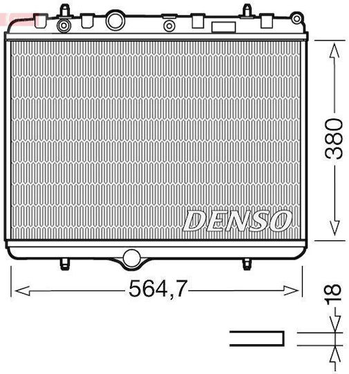 Radiator Citroen Berlingo B9 Denso Drm21055