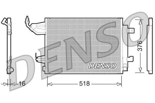 Mitsubishi Colt Czc Cabriolet Rg Denso Dcn16001 Climate Radiator
