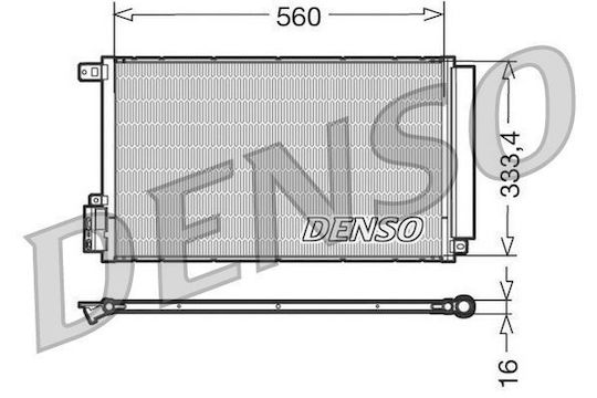 Radiator Climate Fiat Doblo Closed Body Combi 263 Denso Dcn13109