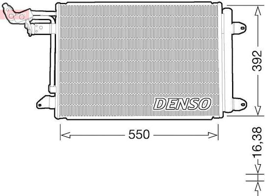 Denso Car Air Condition Radiator for Volkswagen Golf / Jetta