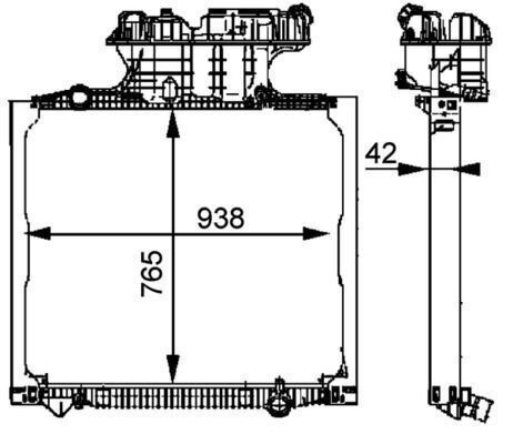 Mahle Auto-Kühlschränke Motor