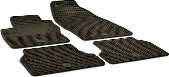 Umbrella Satz Vorder- und Hintermatten 4Stück aus Gummi für Ford Focus / C-Max / Großer C-Max 2005-2010 Schwarz