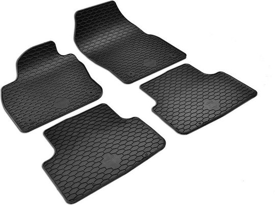 Umbrella Set Covorașe Față și Spate 4buc din Furtun pentru Volkswagen T-Cross 2019 Negre
