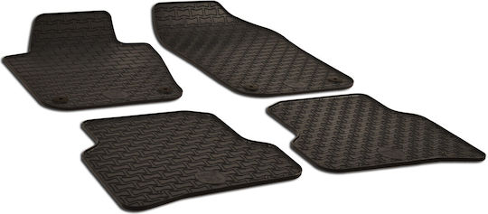 Umbrella Set Față și Spate Covoare Auto 4 Bucăți Pentru Seat Ibiza VW Polo 2010-2016 Negre