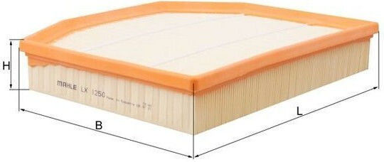Knecht Air Filter Bmw X3 E83 Z4 E85 E86 2.0 2.5 3.0 03.05-08.10 Height 47.3mm Width 227.0mm Length 284.6mm