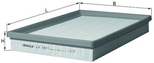 Knecht Auto Luftfilter Vw Fuchs Xl1 0.8dh/1.4 04.05 Höhe 37,3mm Breite 188,0mm Länge 277,4mm Filtereinsatz
