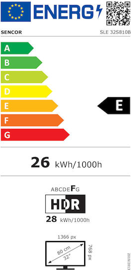 Sencor Smart Television 40" Full HD LED SLE 40FS810B (2025)