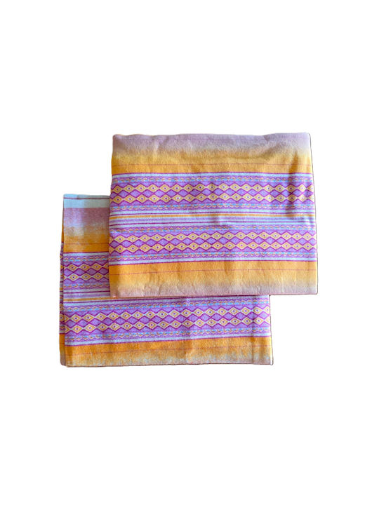 Kotonia Home Set Față de Pernă cu plic de acoperire Multicolor 50x80cm.