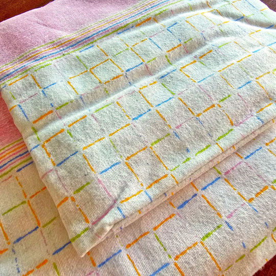 Kotonia Home Σετ Μαξιλαροθήκες με Φάσα Multicolor 50x80εκ.