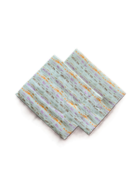 Kotonia Home Σετ Μαξιλαροθήκες με Φάσα Multicolor 50x80εκ.
